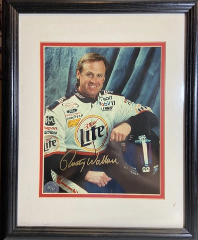NASCAR RUSTY WALLACE  Autographed 12x15 Plaque. COA By Stacks Of Plaques, Inc Cover