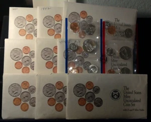 9 Set Lot of 1992 P-D Mint Uncirculated Sets ORIGINAL - Picture 1 of 1