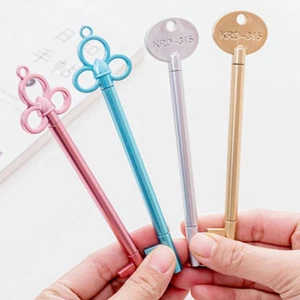 6pcs Cute Kawaii Color Key Black Gel Ink Roller Ball Point Pen School Kids Pens - Picture 1 of 12