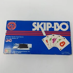 Skip-Bo International Games 1986 Vintage Card Game Complete With Instructions - Picture 1 of 7
