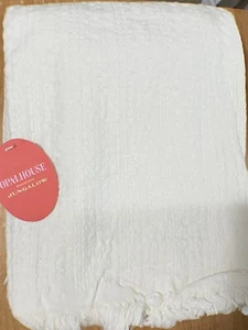 Opalhouse Designed with Jungalow 60x80" Textured Bed Throw - Ivory - Picture 1 of 4
