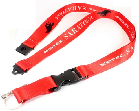 Saratoga Racing Breakaway and Detachable Key Chain Lanyard Cover