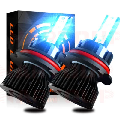 For Dodge Stratus 1995-2006 LED Headlight Kit 9007 HB5 8000K Blue Hi/Low Bulbs Foto 1 de 4