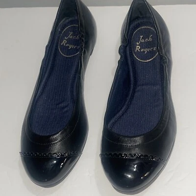 Женские туфли на плоской подошве Jack Rogers Bree эластичные кепки черные размер 5,5 M - Изображение 1 из 4