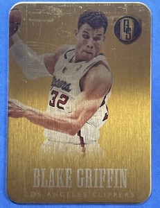 2013-14 Panini Gold Standard Metal Plate Blake Griffin #46 Clippers Pistons 