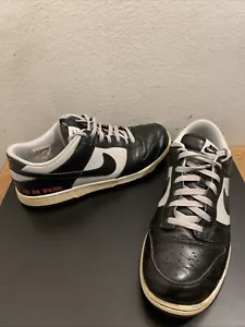 Men's 2007 Nike Dunk Low Premium iD (40 ON WILKIN) Black Gray Sneakers US 12 - Picture 1 of 13