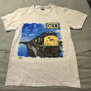 CSX Railroad T Shirt Youth Large EUC - Picture 1 of 6