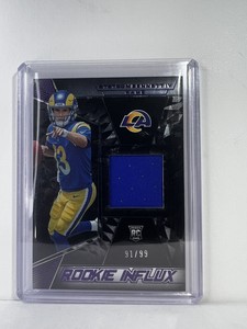 2023 Black Stetson Bennett Rookie Influx Memorabilia Royal Parallel #91/99