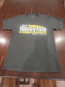 NCAA 2019 Indoor Track And Field Championships T-shirt Men's Medium Gray - Picture 1 of 6