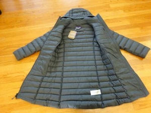 New Women's Patagonia Silent Down Parka Forge Grey Size XS retail $349 - Picture 1 of 11