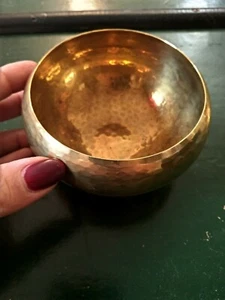 Hammered Brass Bowl Signed Zanetto Design - Picture 1 of 11
