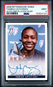 2006 Rittenhouse WNBA Tamika Catchings Defensive POY PSA 9 - Picture 1 of 1