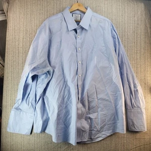 Charles Tyrwhitt Oberhemd Herren 20/37 Blau Classic Fit Bügelfrei Langarm - Bild 1 von 5