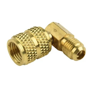 Adapter Connector R410A Aluminum Connector Adaptor M 1/4 X For 5/16 SAE - Picture 1 of 12