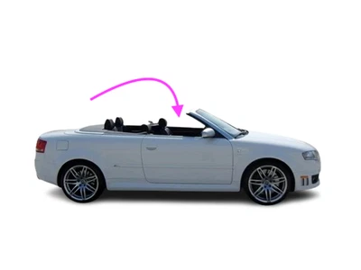 Ajuste: 2003-2009 Audi A4, RS4, S4 2D convertible puerta delantera derecha ventana cristal Foto 1 de 4