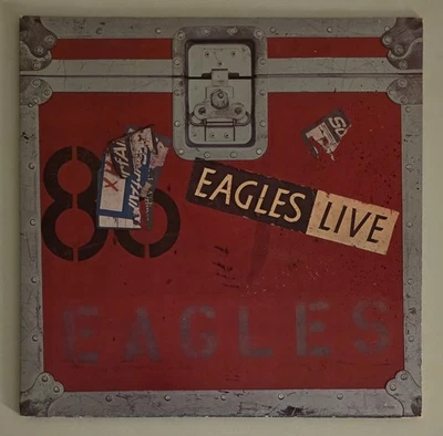The Eagles  LIVE Vintage Vinyl 2XLP Record With Inserts  Hotel California  - Image 1 of 4