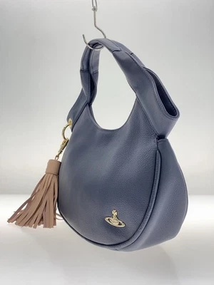 Vivienne Westwood Tassel Shoulder Bag Indigo Leather Women’s - Image 1 of 4