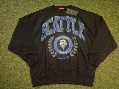 Mitchell & Ness Women's Seattle Sounders FC Crewneck Sweatshirt Small New MLS  - Image 1 of 4