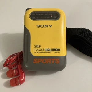 Walkman sportivo vintage Sony AVLS FM/AM radio SRF-85 - Foto 1 di 13