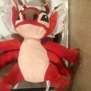 Disneyland Paris Leroy Soft Plush Toy Lilo & Stitch 32cm Tall Disney rare vgc - Picture 1 of 6