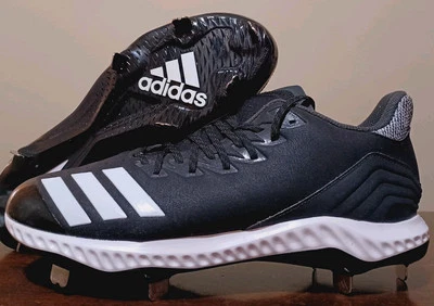 Botines de béisbol Adidas Icon Bounce de metal bajos negros-blancos CG5241 para hombre talla 12 Foto 1 de 4