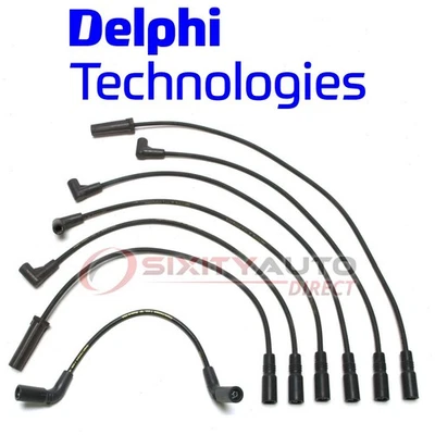 Delphi Spark Plug Wire Set for 1998-2004 GMC Sonoma 4.3L V6 Ignition Plugs nr Foto 1 de 4