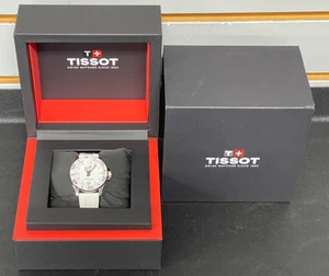Tissot Sea Star 1000 (T120210A) 36mm, weiße Damenuhr mit weißem Kautschukband - Bild 1 von 24