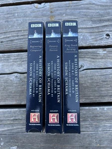 A History Of Britain Volume 1 ,2,3 Complete Set VHS Movie Video Tape VHS - Picture 1 of 5