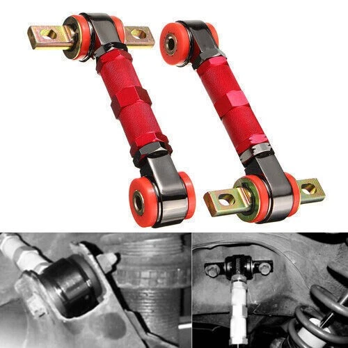 Adjustable Rear Camber Arms Kit for 1988-2000 Honda Civic/CR-X 1990-2001 Acura - Image 1 of 4