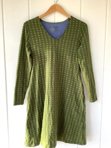 Gudrun Sjoden Kleid Damen M grün Blumen schwedisch Prärie Cottagecore Boho gebraucht, in einwandfreiem Zustand - Bild 1 von 6