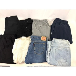 8 Pc Pants Shorts Dress Clothing LARGE Bundle Clothes Casual Womens Reseller Lot - Picture 1 of 10