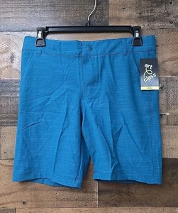 NWT Boys Size 10 Husky UPF 50 Hybrid Swim Shorts Blue Adjustable Waist Beach - Picture 1 of 5