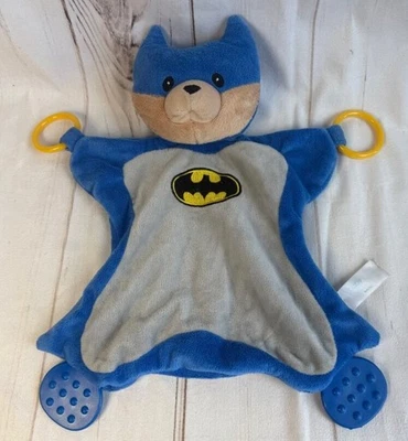 Baby Gund Azul Batman Malone Mordedor Anillo Manta de Seguridad Lovey Peluche 4048723 Foto 1 de 2