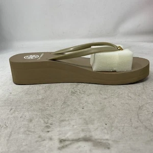 Tory Burch Wedge Platform Flip Flop Womens Size US7/EUR38 (0421101) - Picture 1 of 9