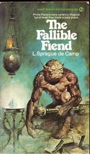 L. Sprague de Camp. (SIGNED) The Fallible Fiend. (Signet) 1973. - Foto 1 di 3