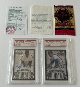 1998 Donruss Significant Signatures SANDY KOUFAX & Billy Williams AUTO Set PSA 9 - Picture 1 of 22