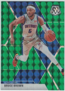 2019-20 Panini Mosaic #57 Bruce Brown Green Prizm Pistons - Bild 1 von 2