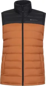 Mountain Warehouse Seasons Men's Padded Gilet Gold Small Water Resistant New - Picture 1 of 5