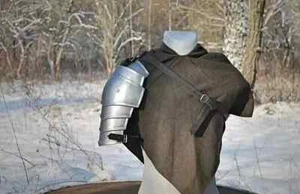 Medieval LARP Armor Gladiator Steel Set Shoulder - Picture 1 of 3