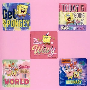 15 SpongeBob SquarePants Groovy - Large Stickers - Party Favors - Picture 1 of 1