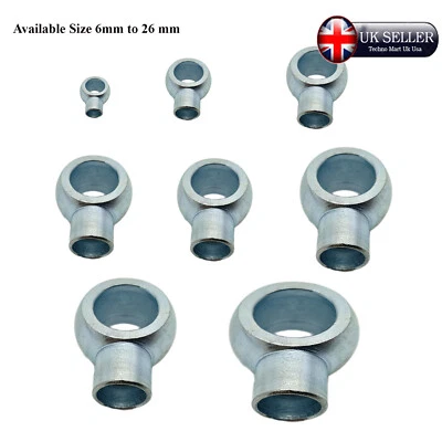 TC WELD ON BANJO FITTING TUBE STEEL HYDRAULIC BRAKE FUEL OIL LINE METRIC M6 TO 24mm