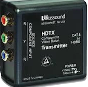 RUSSOUND | TRANSMISOR BALUN VIDEO COMPONENTE HDTX ✪NOS✪ UNIDAD HD-TX CAT5 A HDRX - Imagen 1 de 7