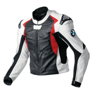 BMW Motorcycle Jacket Sports Bike Racing Ride Leather Men Motorbike Jacket - Picture 1 of 4