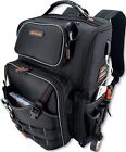 Full-Open Tool Backpack For Men: Heavy-Duty Bag For Electricians And Constructio