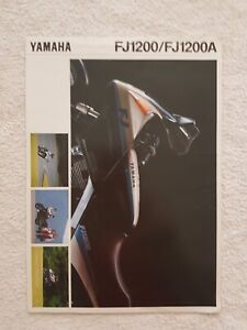 YAMAHA FJ1200/FJ1200A CATALOGUE PROSPECTUS BROCHURE MODELE 1992