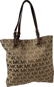 Michael Kors Signature Gold Logo Purse Authentic - Picture 1 of 10
