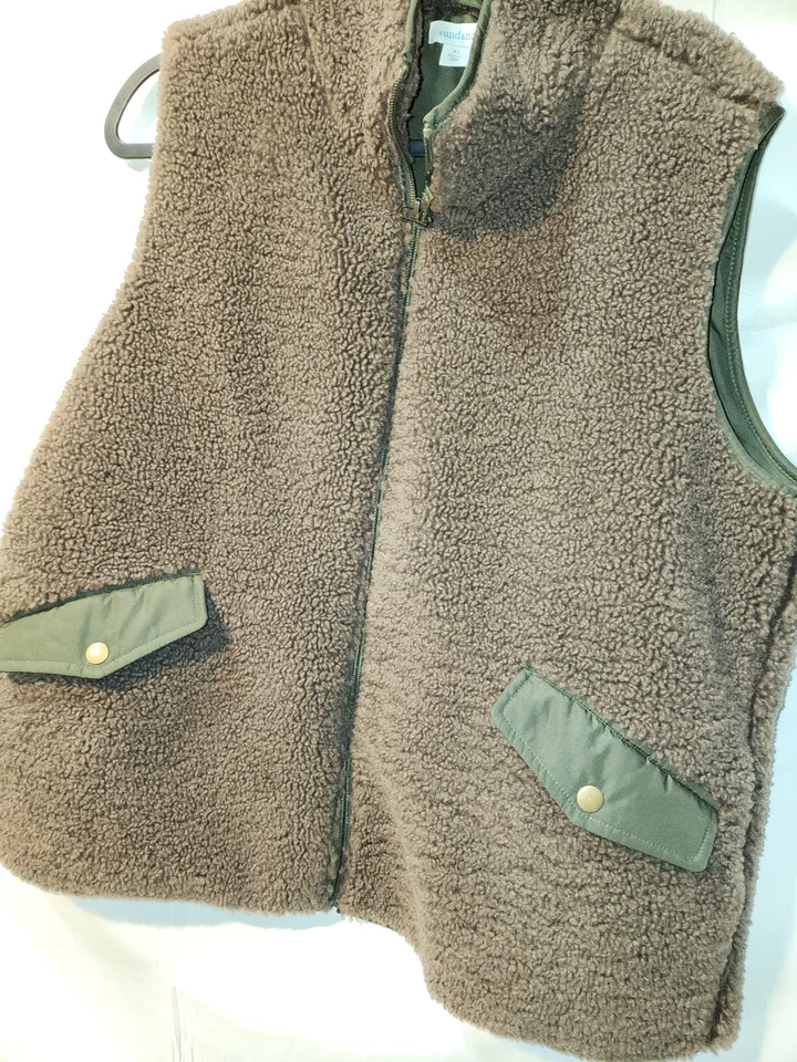 Chaleco Sundance verde y marrón para mujer Foto 1 de 4
