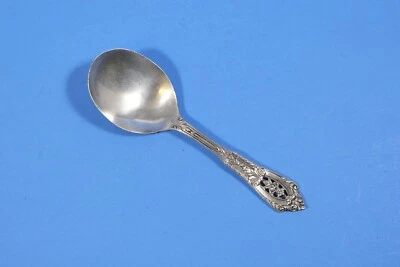 Wallace Rose Point Sterling Baby Spoon 4 1/2" - Image 1 of 2