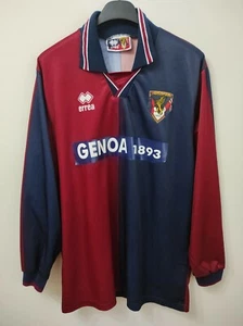 GENOA 90's camiseta shirt trikot maillot maglia errea L - Picture 1 of 5