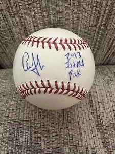 Aaron Judge Autographed Baseball With Inscription Signed JSA COA Yankees - Picture 1 of 4